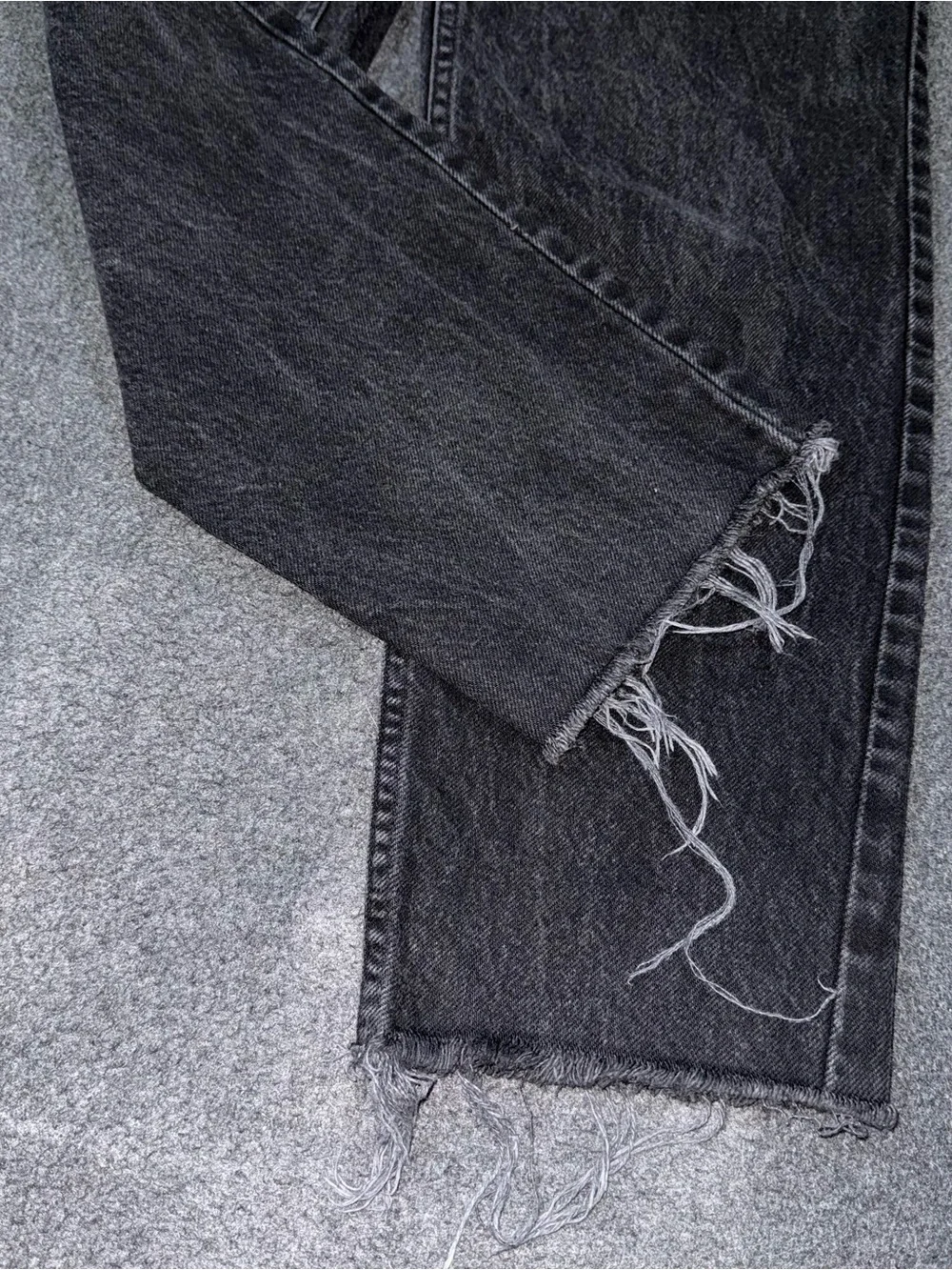 Vintage 90s Wrangler for Women Black Denim High Rise Taper Ankle Mom Jeans Sz 8